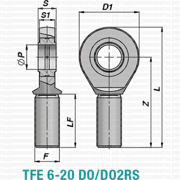 CSTFE...DO ПРОУШИНА С ПРЕСС-МАСЛЕНКОЙ ДЛЯ ГИДРОЦИЛИНДРА